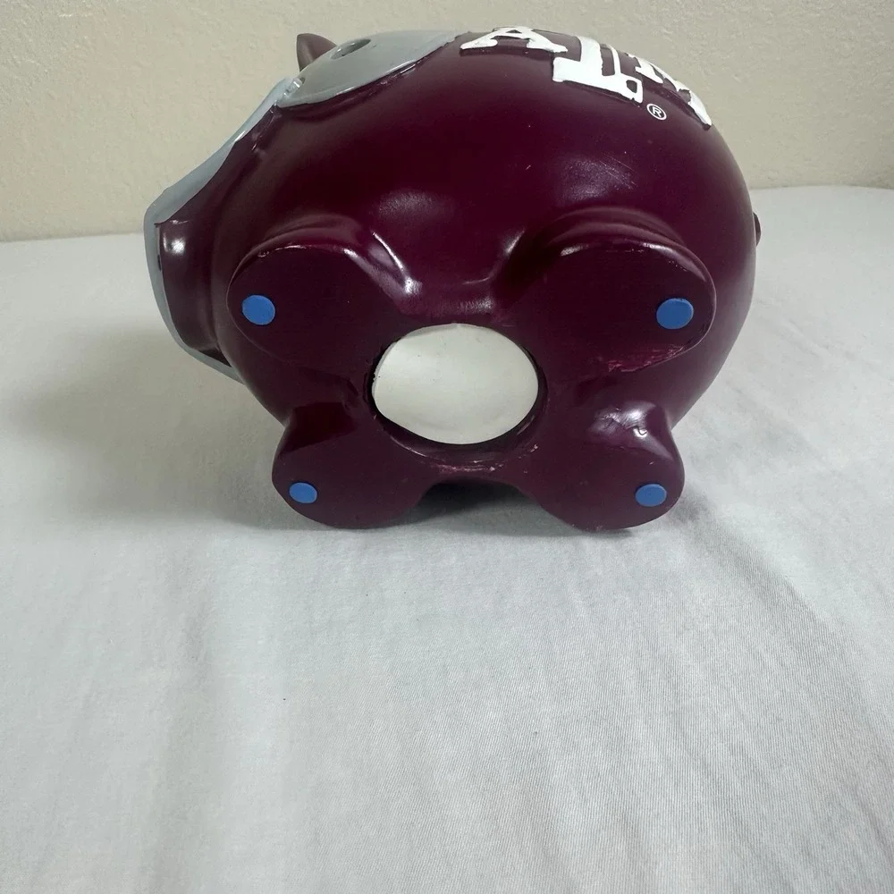 Texas A&M Aggies‎ Piggy Bank Coin Holder Spare Change Savings Sports